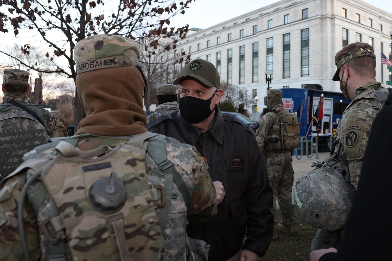 Governor Hogan National Guard Capitol 20210118b