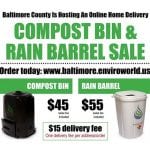 Baltimore County Compost Bin Rain Barrel Sale 2021