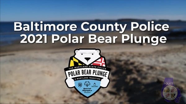 Baltimore County Police Polar Bear Plunge 2021