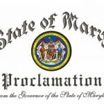 Maryland Proclamation