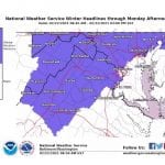 NWS Maryland Winter Weather Advisory 20210222