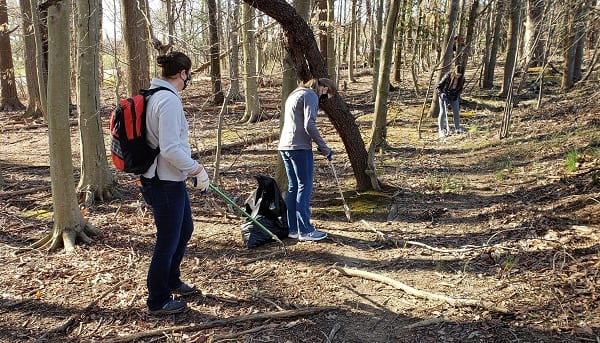 Perry Hall Trash Cleanup 20210327b