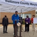 Baltimore County Johnny Olszewski Senior Center Announcement 20210409