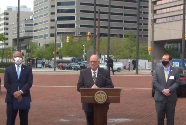 Governor Hogan Baltimore Announcement 20210419