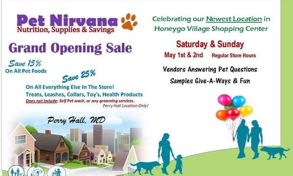 Pet Nirvana Perry Hall Grand Opening