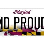 Maryland MD Proud License Plate