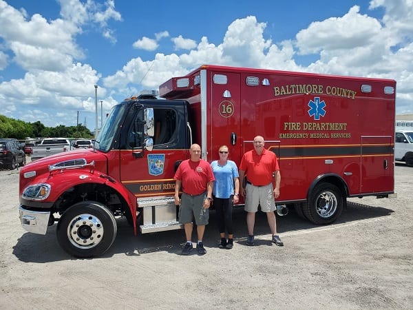 Baltimore County Fire Department Golden Ring Ambulance Medic Unit 20210614