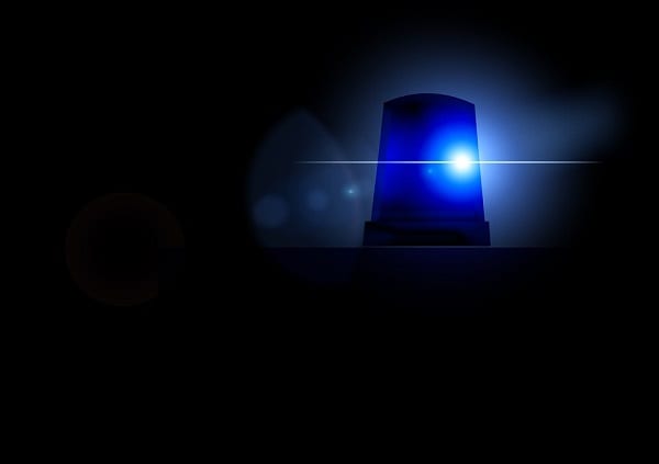 Blue Police Light