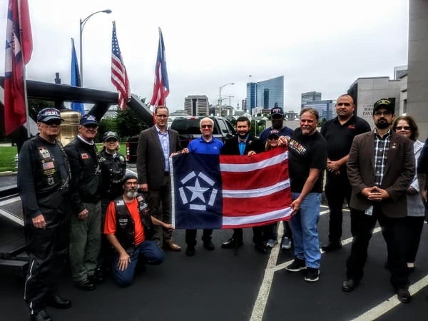 Maryland 9-11 Rolling Memorial Freedom Flag Chuck Ritz 20210612a