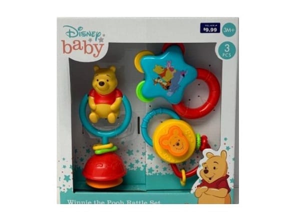 Walgreens Disney Baby Winnie the Pooh Rattle Set Recall