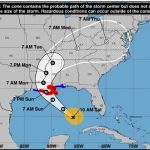 Hurricane Ida Projected Path 20210828