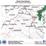 NWS Baltimore Flash Flood Watch 20210817