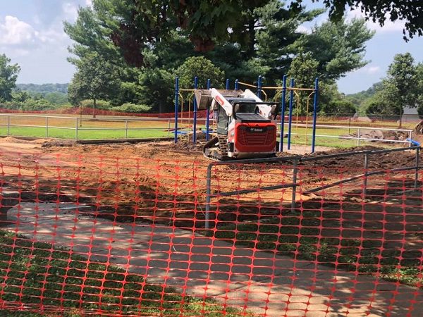 Officer Caprio Playground Project Construction 20210811