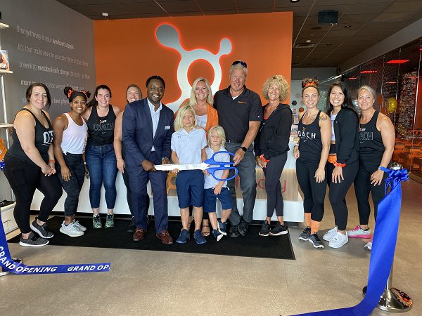 Orange Theory White Marsh One Year Anniversary Ribbon Cutting 1