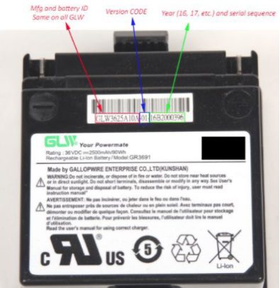 Razor GLW Battery Pack