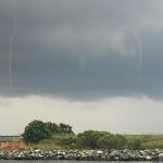 Twin Waterspouts Deale Maryland 20210801