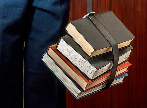 College University Student Studying Books