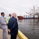 Governor Hogan Cranes Port of Baltimore 20210909a