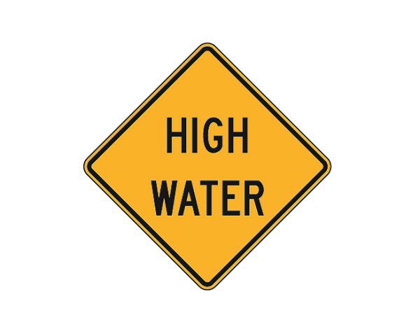 High Water Sign