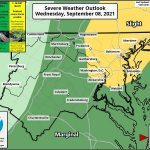 NWS Baltimore Storm Probability 20210908