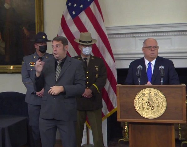 Governor Larry Hogan Refund the Police 20211015