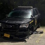 Maryland State Police Cruiser Crash Stevensville 20211016