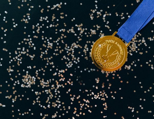 Awards Winner Medal Confetti