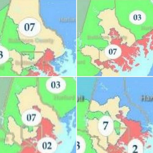 Baltimore County Congressional Proposed Redistricting Map 202111