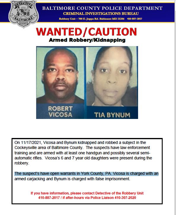 Robert Vicosa Tia Bynum Wanted