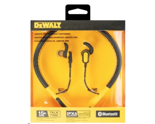 DEWALT Jobsite Pro Wireless Earphones