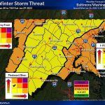 NWS Baltimore Snow Probability 20220126a-