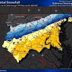 NWS Baltimore Snowfall Map 20220103a
