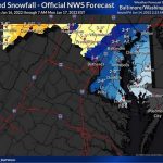 NWS Baltimore Winter Storm Snow Forecast 20220114