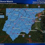 NWS Baltimore Winter Storm Watch 20220114