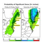 NWS East Coast Snowstorm Probability 20220124