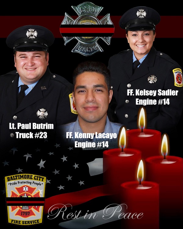 Paul Butrim Kenny Lacayo Kelsey Sadler Baltimore Fire