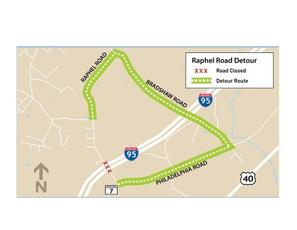 Raphel Road Detour 20220126