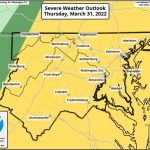 NWS Baltimore Storm Probability 20220331