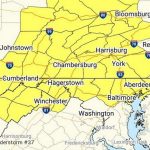 NWS Baltimore Thunderstorm Watch 20220307