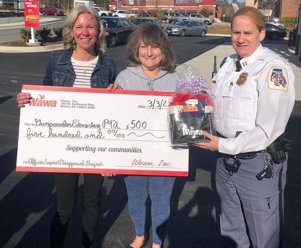 Unity Officer Caprio Playground Check Wawa Grand Opening 20220303