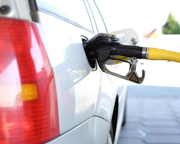 Vehicle at Gas Station