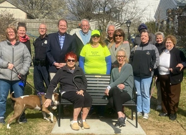 David Marks Perring Park Bench Dedication 20220404