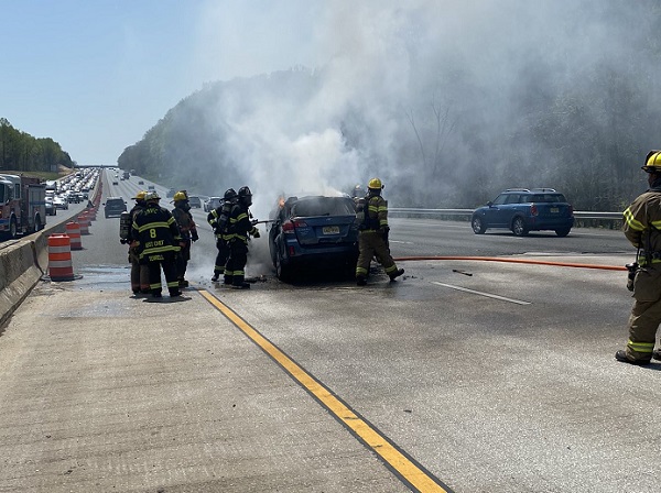 I-95 Vehicle Fire Joppa 20220424