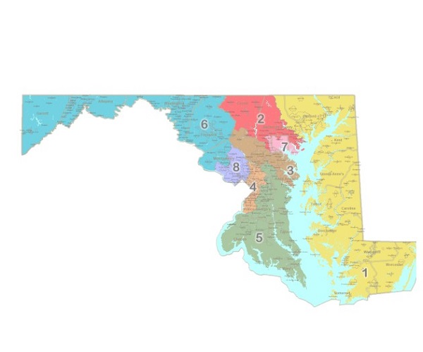 Maryland Congressional Redistricting Map 20220404