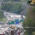 Crash Fire I-695 Providence Road 20220511