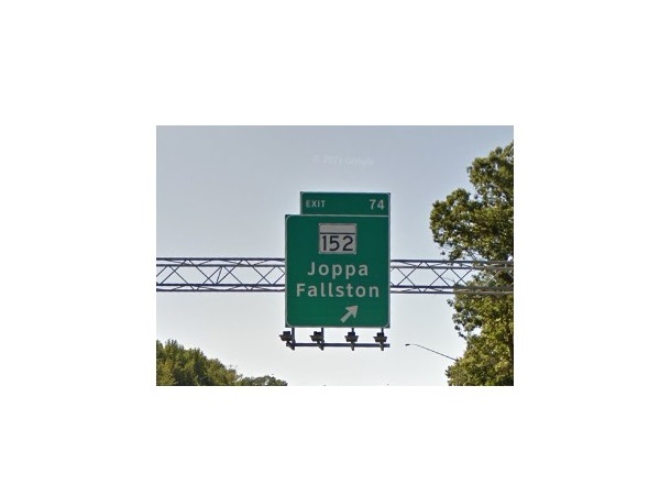 I-95 Mountain Road Exit Joppa MD
