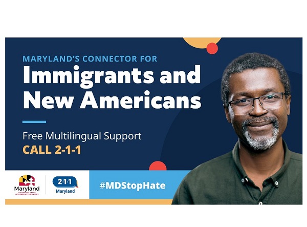 Maryland 211 Multilingual Support 20220503
