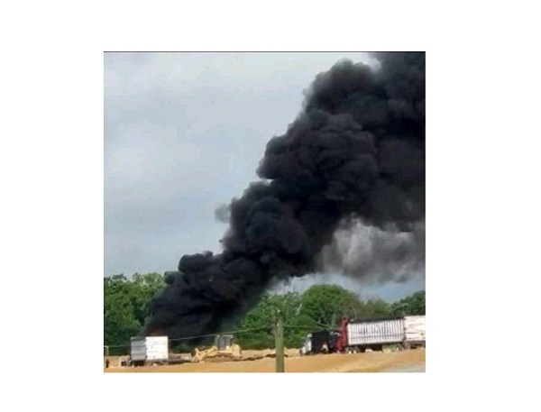 Truck Fire Eastern Sanitary Landfill 20220516