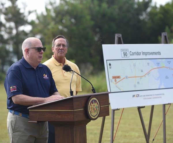 Governor Hogan MD 90 Improvements Maryland