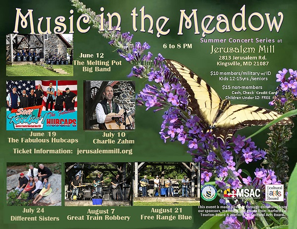 Historic Jerusalem Mill 2022 Summer Concert Series